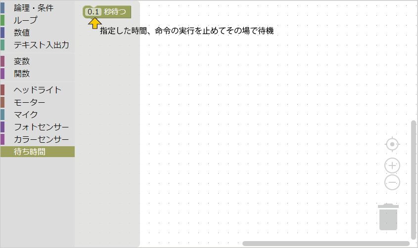 ブロック一覧：待ち時間